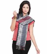 Circles N Chequered Style Reversible Silk Stole Deepawali Special Gift 167