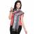 Circles N Chequered Style Reversible Silk Stole Deepawali Special Gift 167