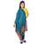 Leafy Floral Jaal Design Green Kashmiri Silk Stole Deepawali Gift 177