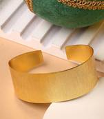 Women's gold-plated western cuff bracelet