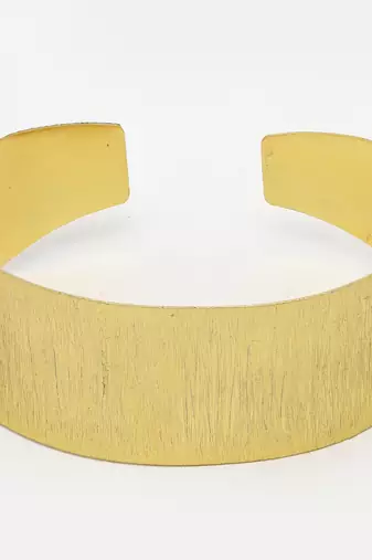 Women's gold-plated western cuff bracelet