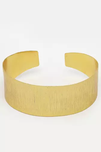 Women's gold-plated western cuff bracelet