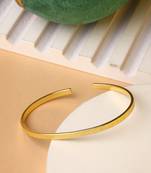 Women western gold-plated cuff bracelet