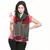 Blue N Red Reversible Kashmiri Designer Silk Stole Diwali Gift 178