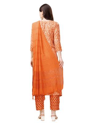 WILNERCROWN Designer Trending ethnic set kurta, pant and dupatta set for women for casual and festive wear 2