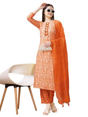 WILNERCROWN Designer Trending ethnic set kurta, pant and dupatta set for women for casual and festive wear 4