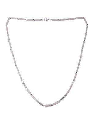 Men rhodium-plated stainless steel bohemian chain 3