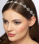 Women's silver-plated traditional trending matha patti