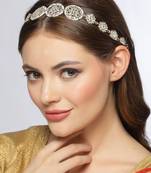 Women's gold-plated traditional trending matha patti