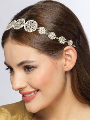 Women's gold-plated traditional trending matha patti 2