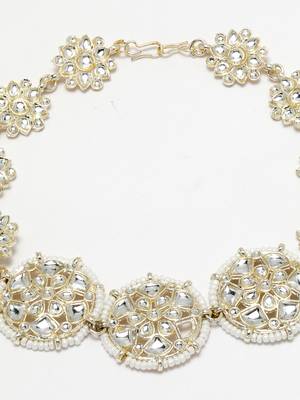 Women's gold-plated traditional trending matha patti 5