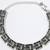 Women american diamond rhodium-plated link bracelet
