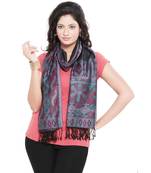 Paisley Design Kashmiri Reversible Warm Silk Stole Deepawali Special Gift 184