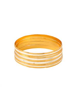 set of 4 gold plated traditional bangles 3