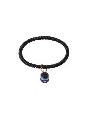 Women black evil eye adjustable bracelet 4