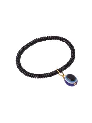 Women black evil eye adjustable bracelet 5