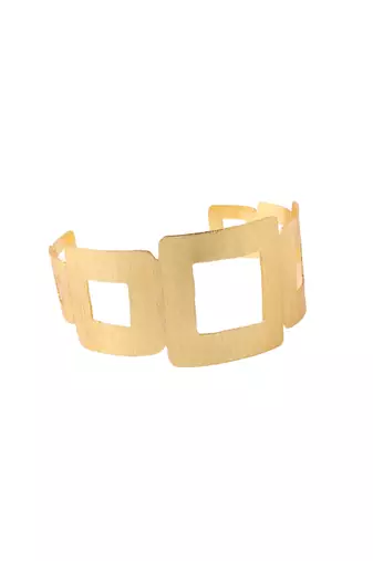 Women gold plated adjustable kada bracelet