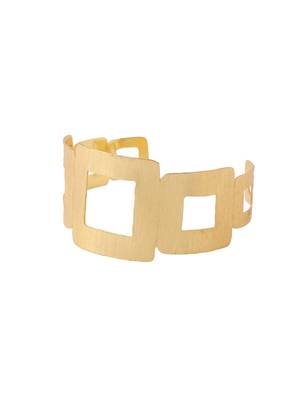 Women gold plated adjustable kada bracelet 5