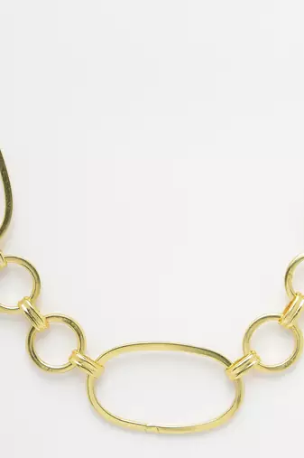 Women gold plated adjustable kada bracelet