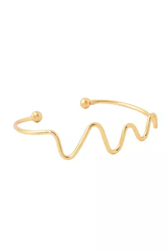 Women gold plated adjustable kada bracelet