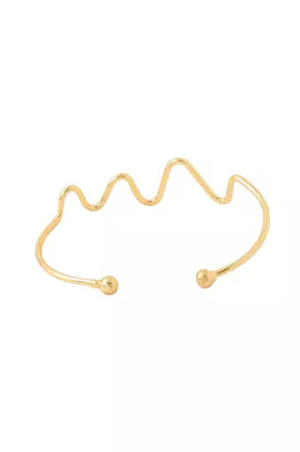 Women gold plated adjustable kada bracelet