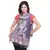 Ethnic Paisley Print Reversible Purple Silk Stole Diwali Special Gift 186