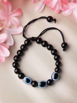 Unisex evil eye unisex black thread bracelet 1