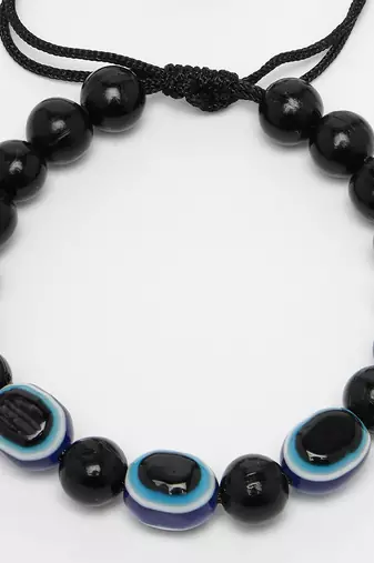 Unisex evil eye unisex black thread bracelet