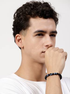 Unisex evil eye unisex black thread bracelet 4