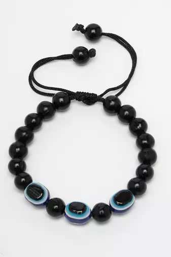 Unisex evil eye unisex black thread bracelet