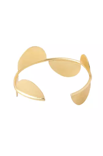 Women gold plated adjustable kada bracelet