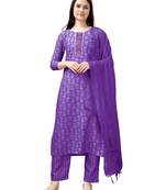 WILNERCROWN Designer Trending ethnic set kurta, pant and dupatta set for women for casual and festive wear