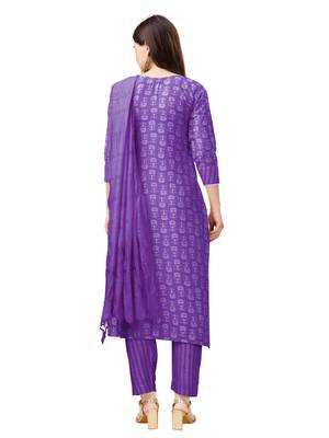 WILNERCROWN Designer Trending ethnic set kurta, pant and dupatta set for women for casual and festive wear 2