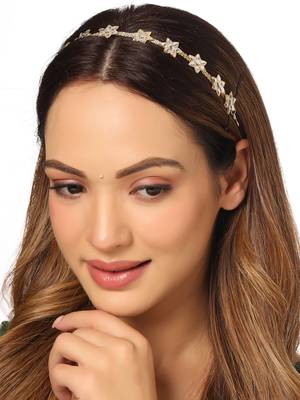 Women's gold-plated traditional trending matha patti 2