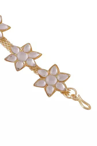 Women's gold-plated traditional trending matha patti