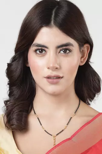 Women ethnic gold-plated beaded mangalsutra