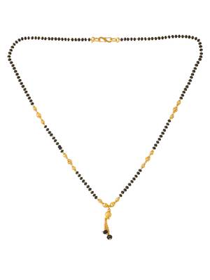 Women ethnic gold-plated beaded mangalsutra 3