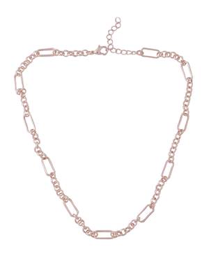 Women's rose gold plated minimal necklace 2