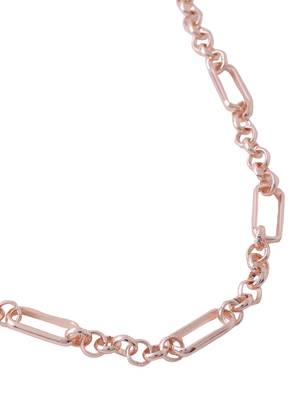 Women's rose gold plated minimal necklace 3