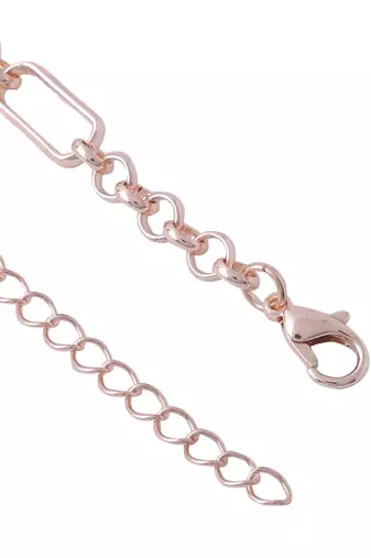 Women's rose gold plated minimal necklace
