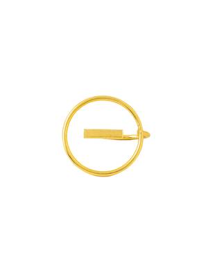 Women gold plated adjustable finger ring 3