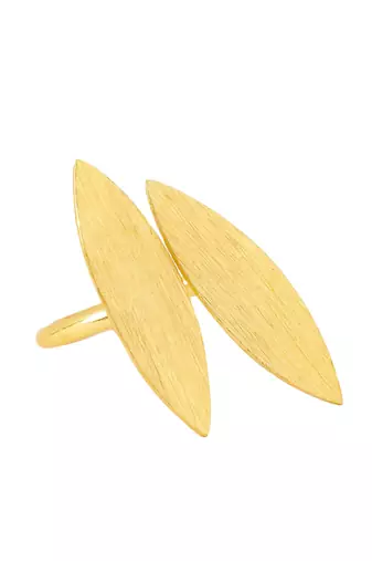 Women's western gold plated ajustable finger ring