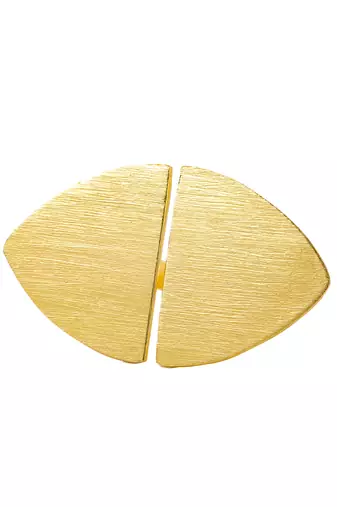 Women's western gold plated ajustable finger ring