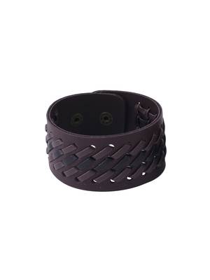 Men's brown leather bracelet 4
