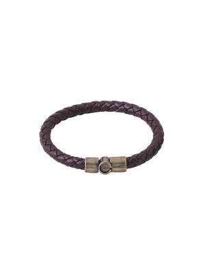 Men's brown leather bracelet 4