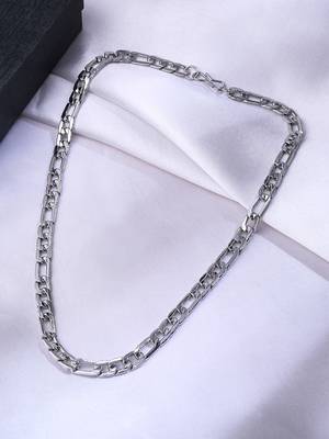 Men rhodium-plated stainless steel bohemian chain 2