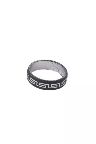 Men's silver metal ring