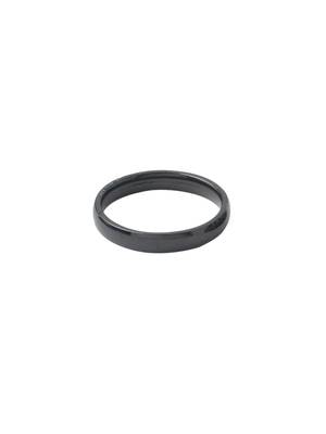 Men's black stainless steel finger ring 3
