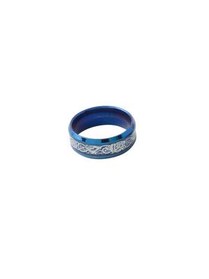 Men's rhodium-plated finger ring 3