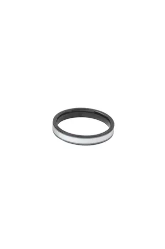 Men's silver metal ring